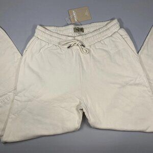 Woolrich Women’s Light Fleece Sweatpants – Ivory – Size M